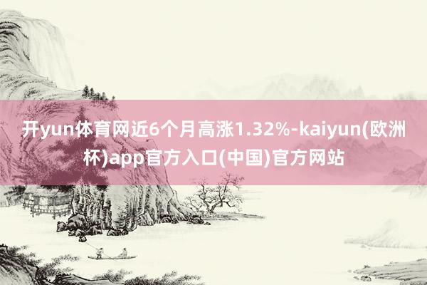 开yun体育网近6个月高涨1.32%-kaiyun(欧洲杯)app官方入口(中国)官方网站